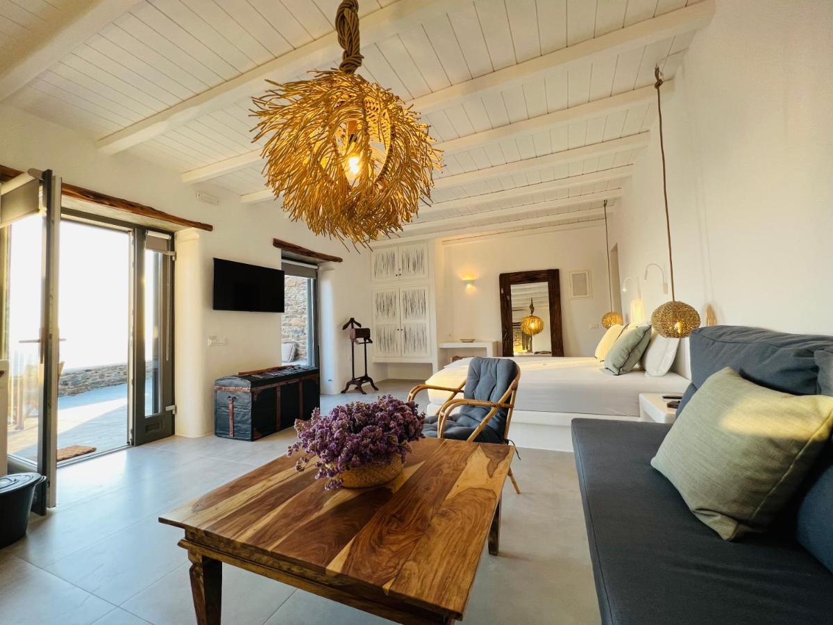 Aerino Seaside Villa Agios Romanos Ngoại thất bức ảnh